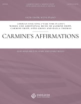 Carmine's Affirmations SATB choral sheet music cover